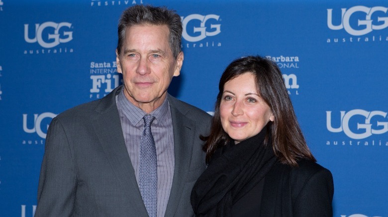 Tim Matheson posing with wife