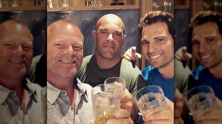 Mike Holmes, Bryan Baeumler, Scott McGillivray smiling