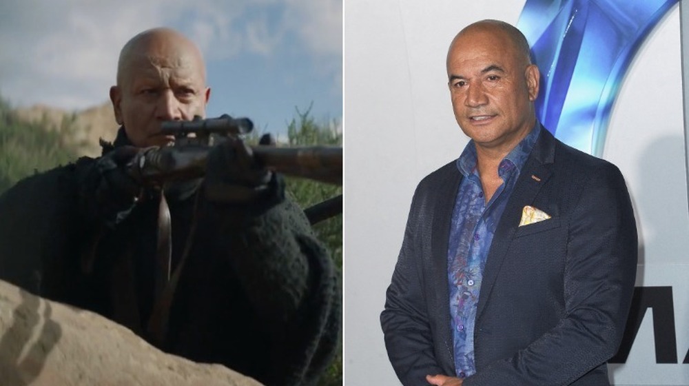 Temuera Morrison, split image