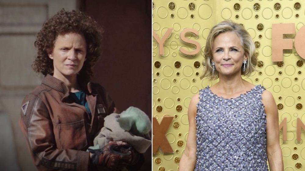 Amy Sedaris, split image