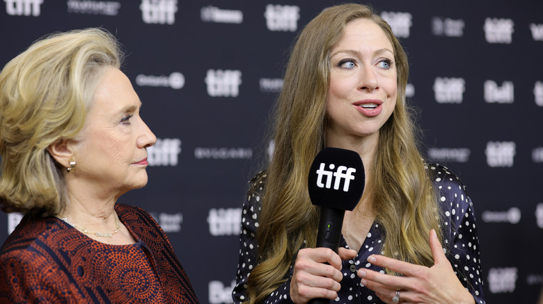 hillary clinton and chelsea clinton at Gutsy event