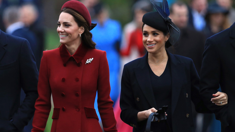 Kate and Meghan in 2018