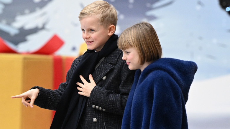 Prince Jacques and Princess Gabriella in profile