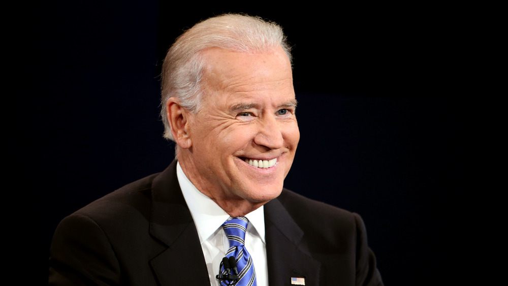 Joe Biden smiling