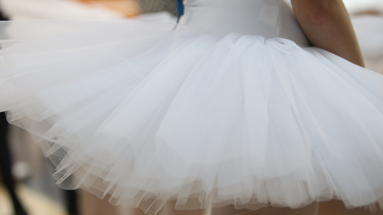 White tutu skirt