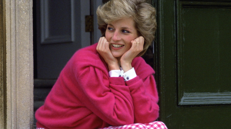 Princess Diana smiling 