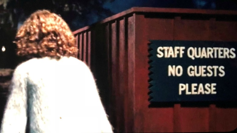 Dirty Dancing staff quarters sign