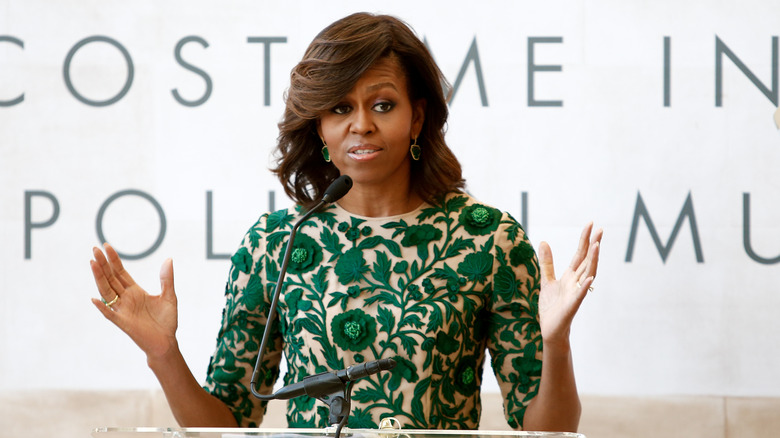 Michelle Obama speaking 