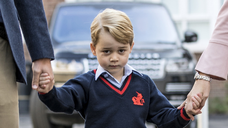 Prince Charles on first day of school