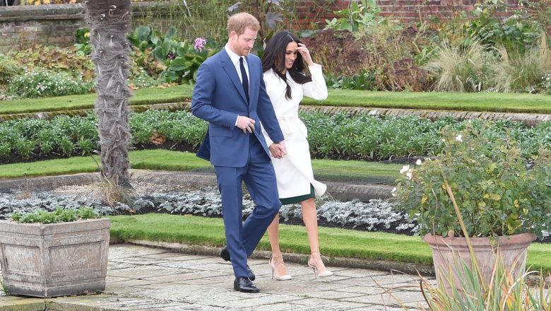 Meghan Markle bare legs Prince Harry engagement