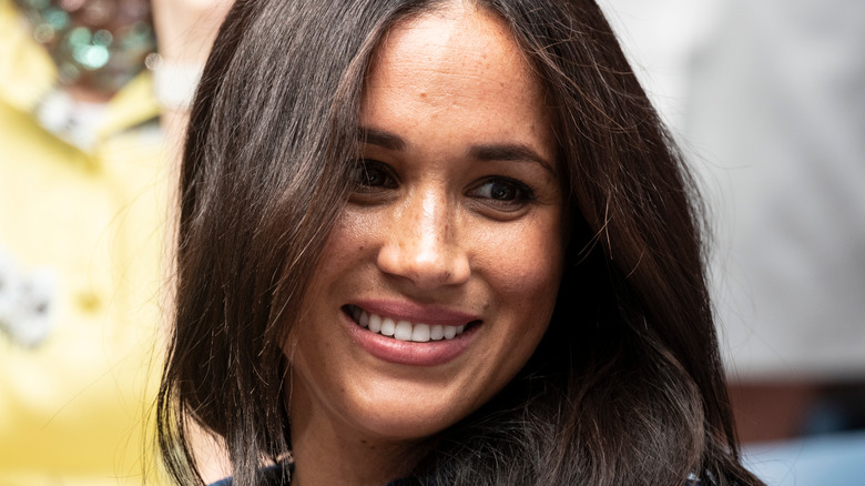 Meghan Markle smiling