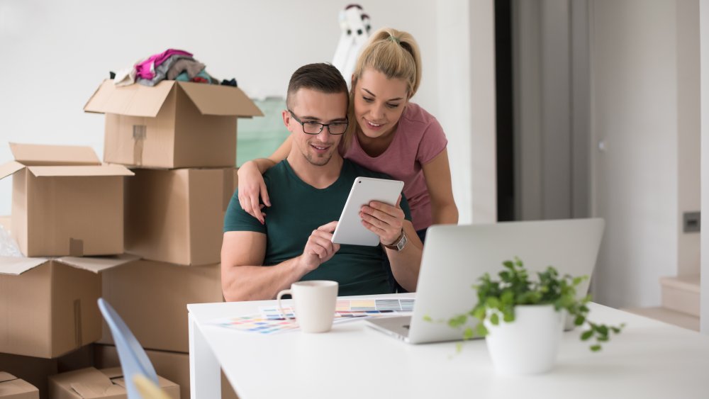 Couple moving in together