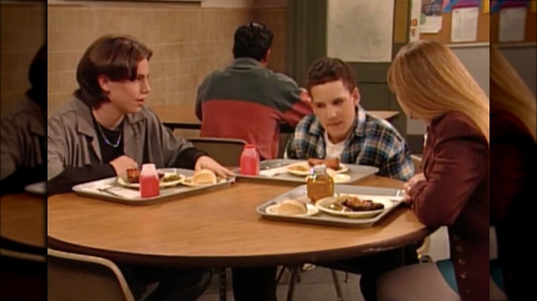 Cory, Shawn, and Topanga in Boy Meets World