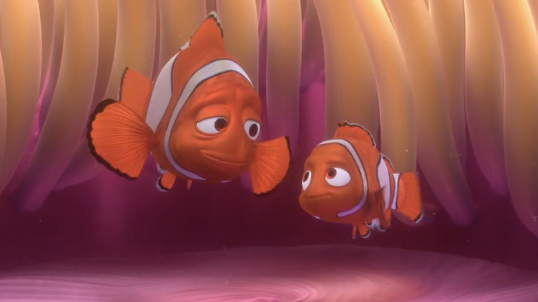 In Finding Nemo (2003), Peach the star fish says “we've got a live