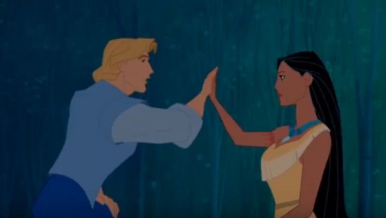 Pocahontas and John Smith