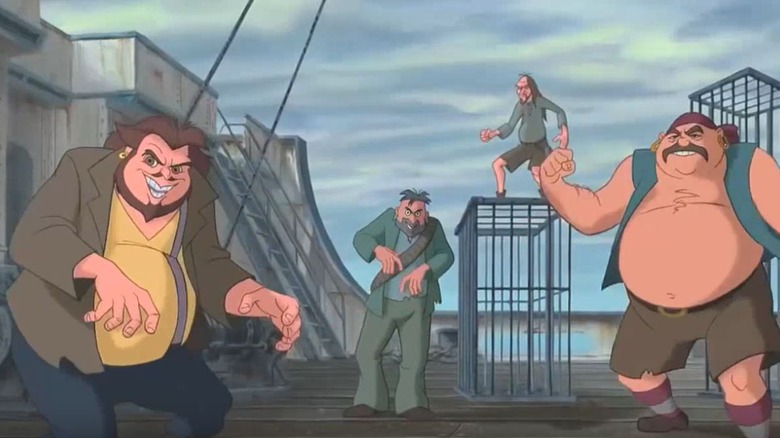 Clayton's cronies in Disney's Tarzan