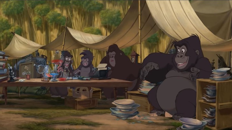 The Porters' camp in Tarzan