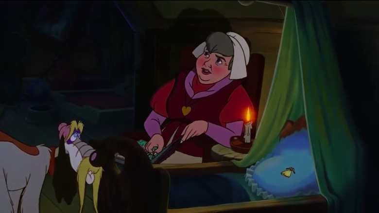 Thumbelina's mother in Warner Brothers' Thumbelina