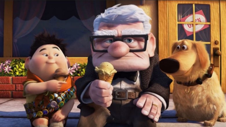 Carl, Russell, and Dug in Disney's Up