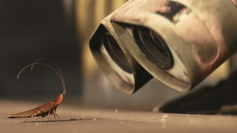 WALL-E and the roach in WALL-E