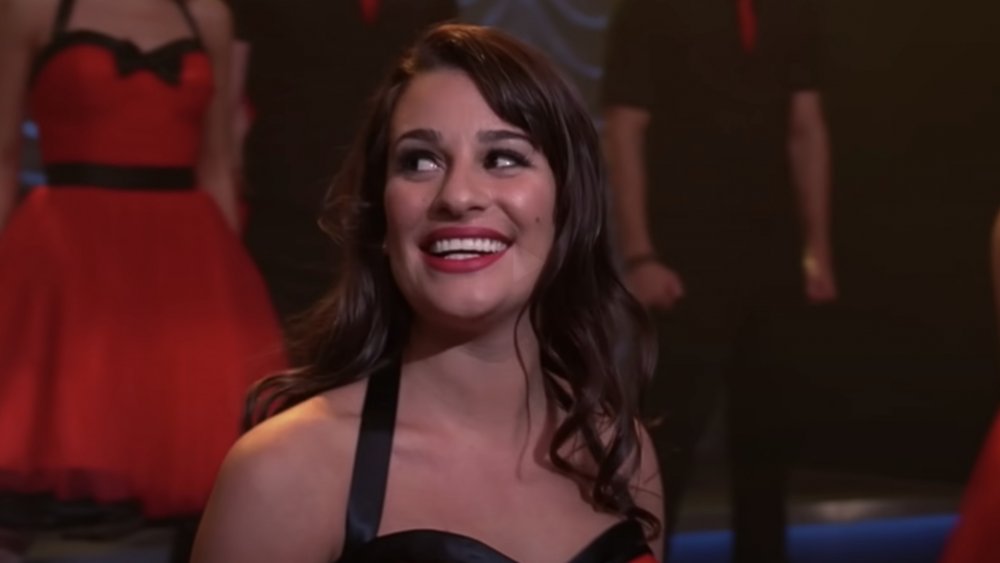 Lea Michele as Rachel Berry on Glee