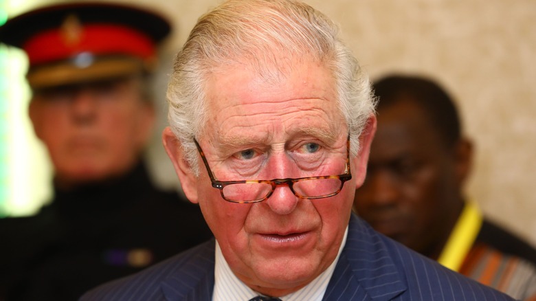 Prince Charles wearing glasses