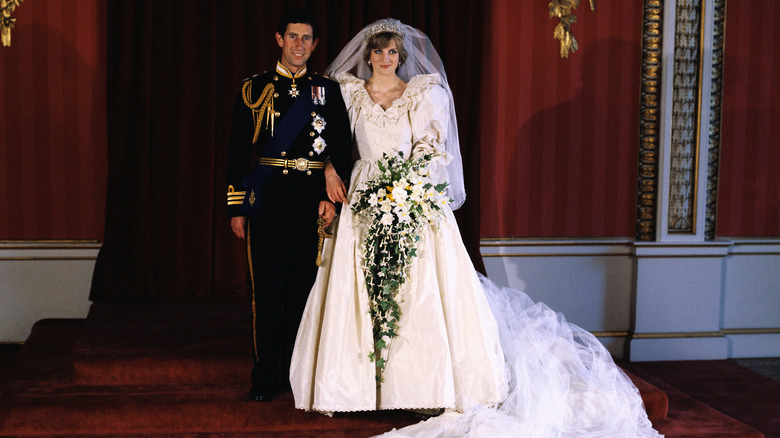 Diana and Charles wedding portrait 