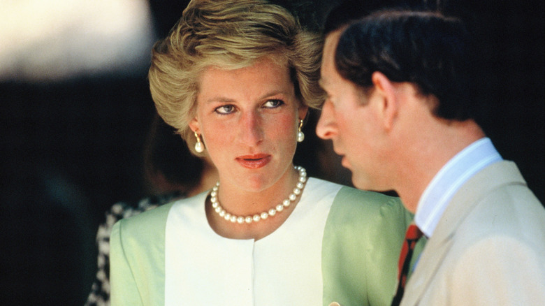 Diana and Charles are tense