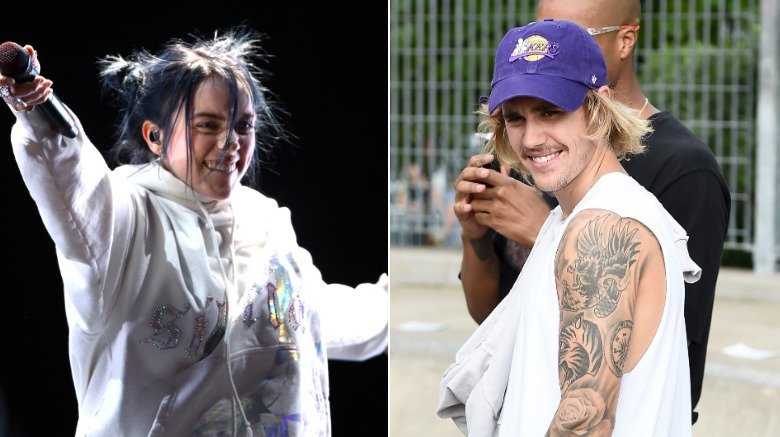 Billie Eilish and Justin Bieber 