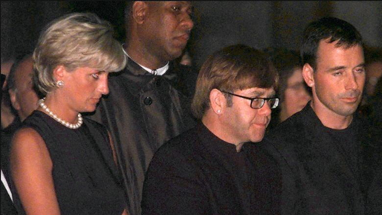 Princess Diana and Elton John