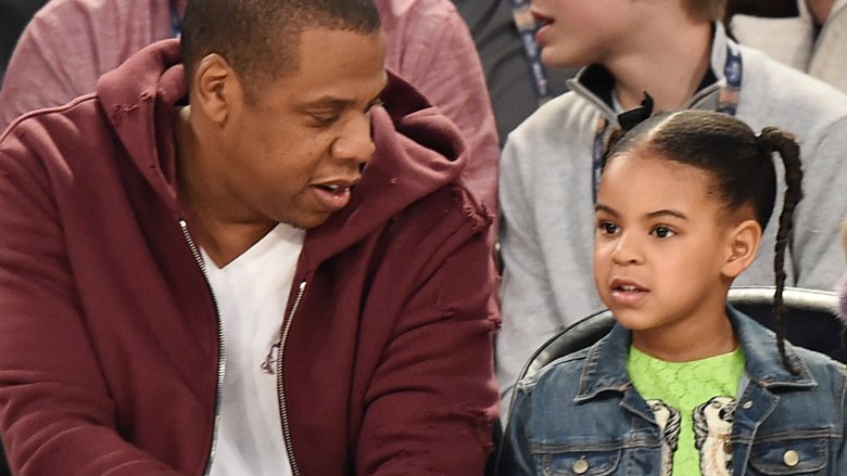 Blue Ivy with Jay-Z