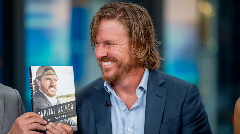 Chip Gaines with Capital Gaines book