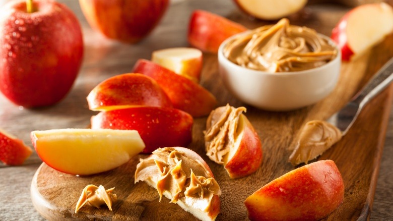 peanut butter apples