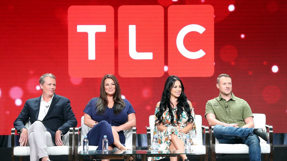 90 Day Fiancé stars at a TLC panel