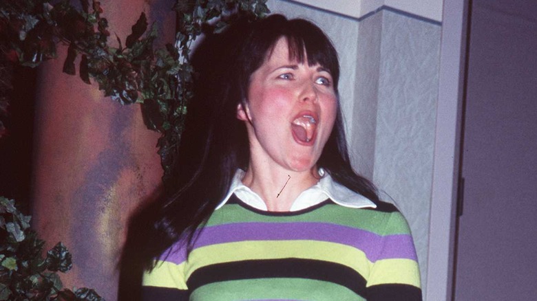 Lucy Lawless in 1997 shouting