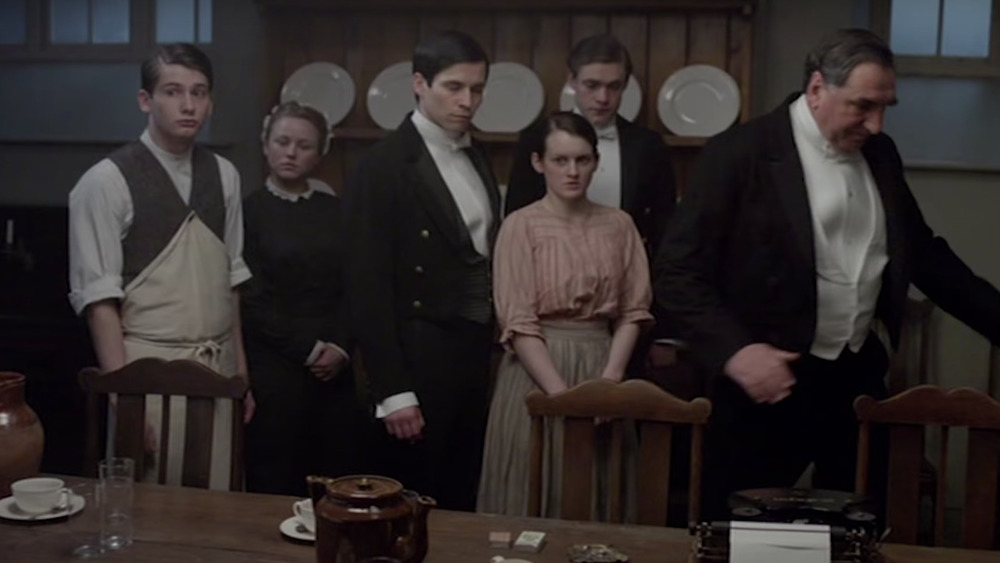 A scene from Downton Abbey 