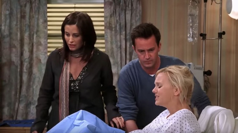 Monica and Chandler on Friends