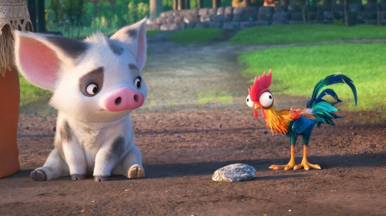 Moana Pua and HeiHei