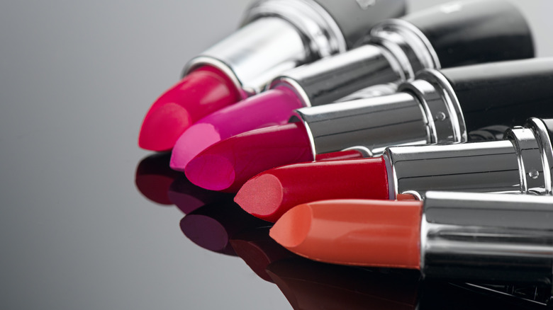 tubes of lipstick