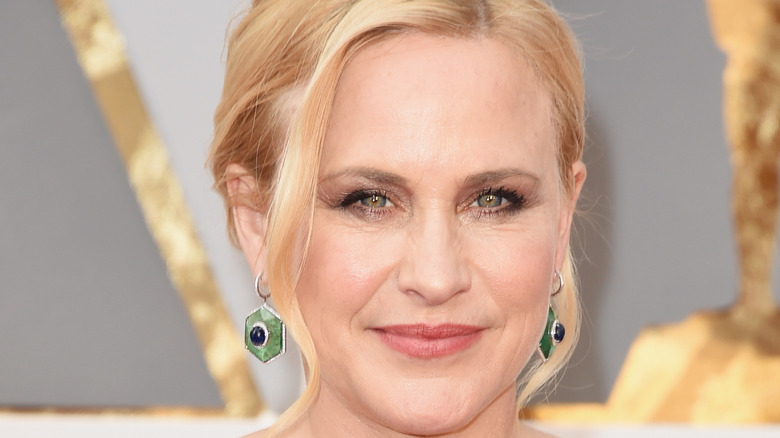 Patricia Arquette poses at an event