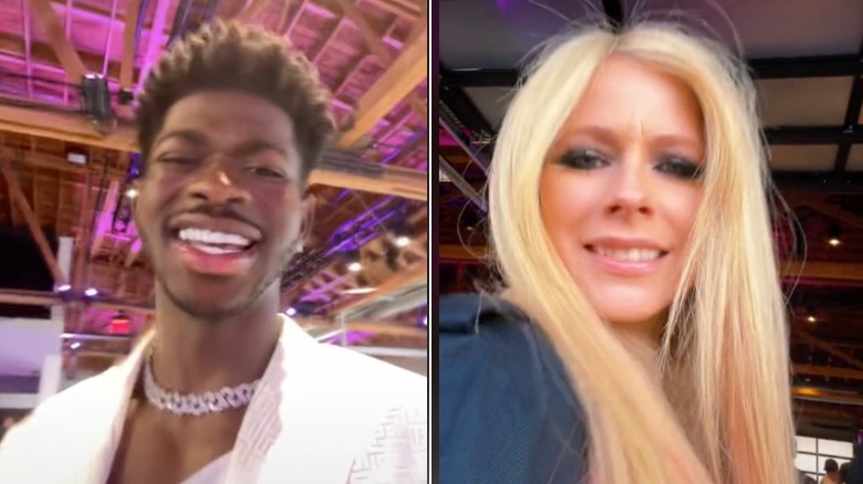 Lil Nas X and Avril Lavigne on TikTok