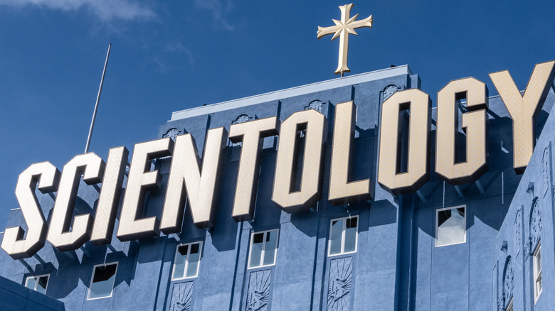 The front of a Scientology church