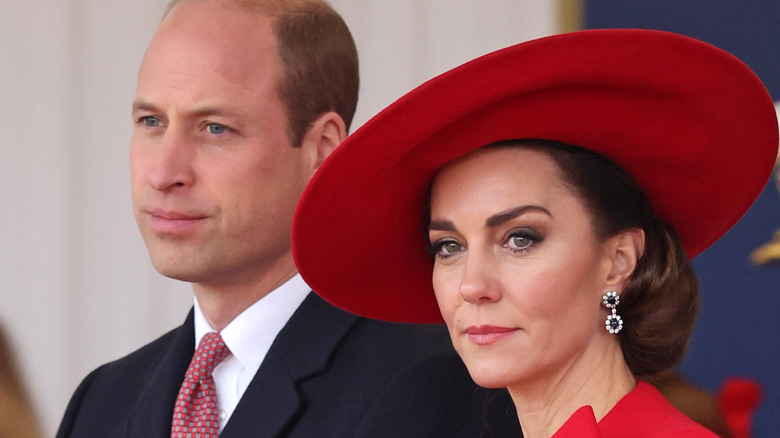 Kate Middleton and Prince William at an event