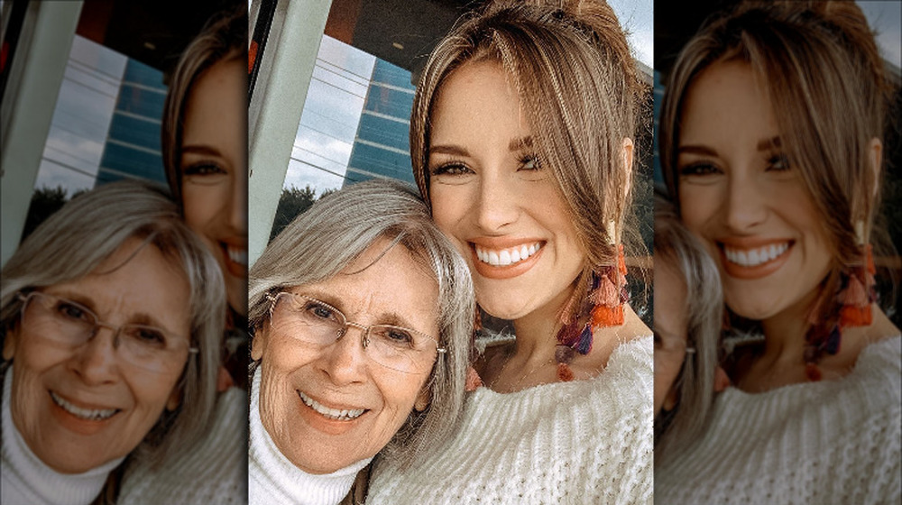 Alayah Benavidez smiling with her grandmother