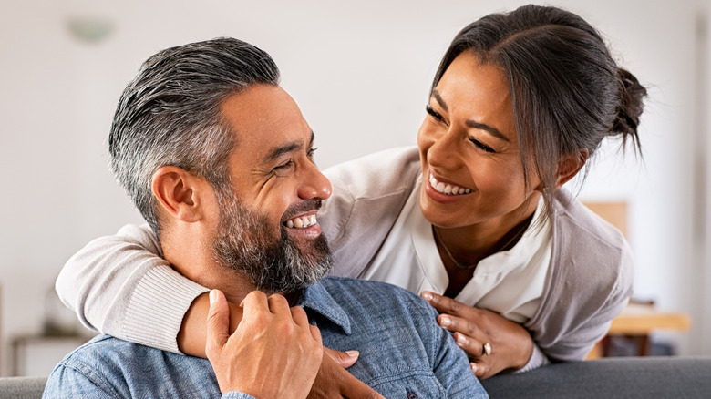 Smiling couple