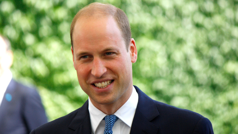 Close-up of Prince William smiling