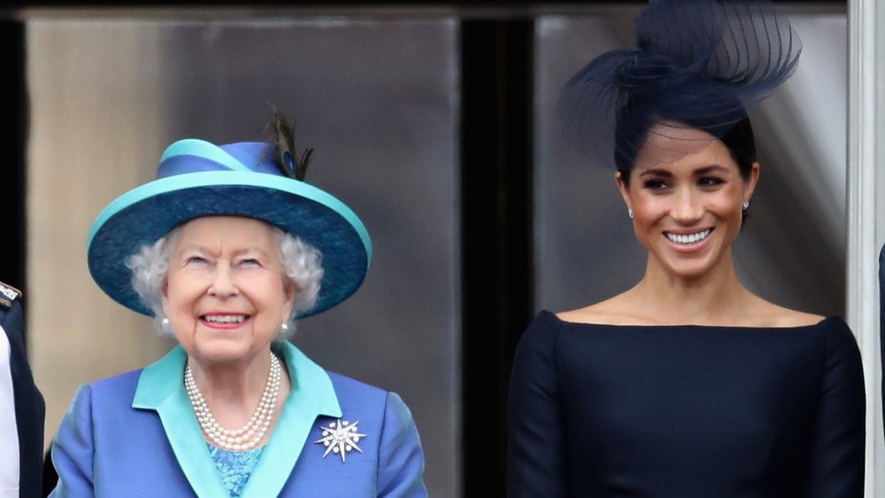 Queen Elizabeth and Meghan Markle