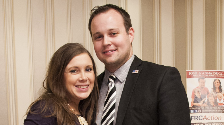 Josh and Anna Duggar at an event