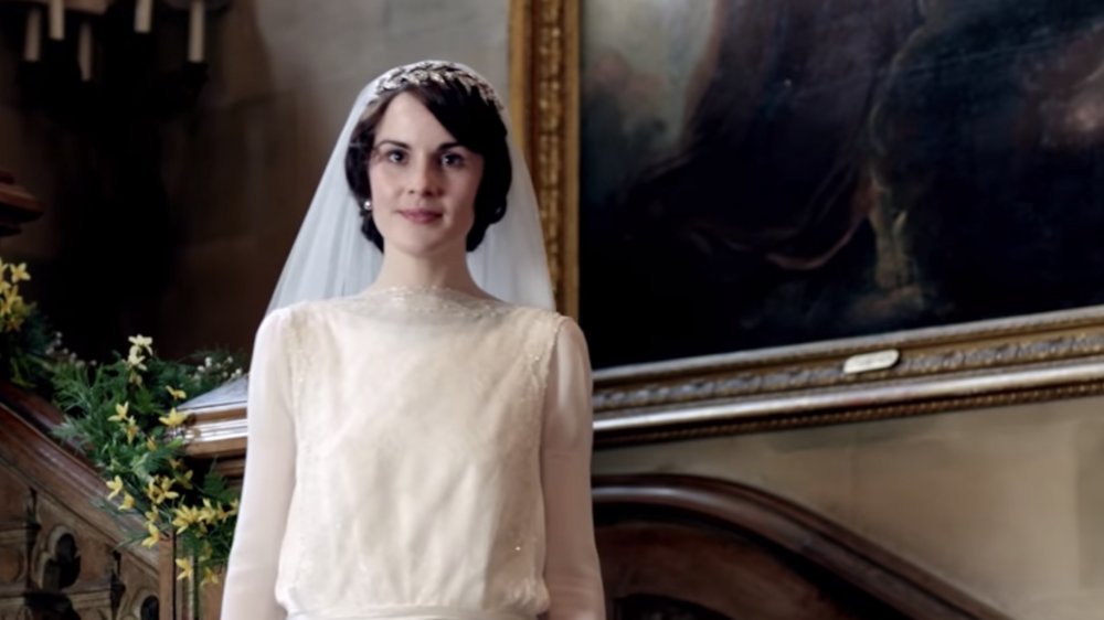 Mary Crawley Downton Abbey Wedding