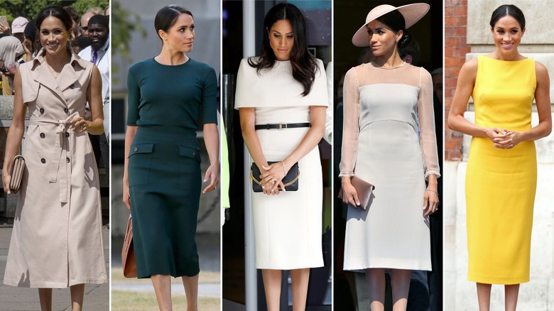 Meghan Markle wardrobe compilation 